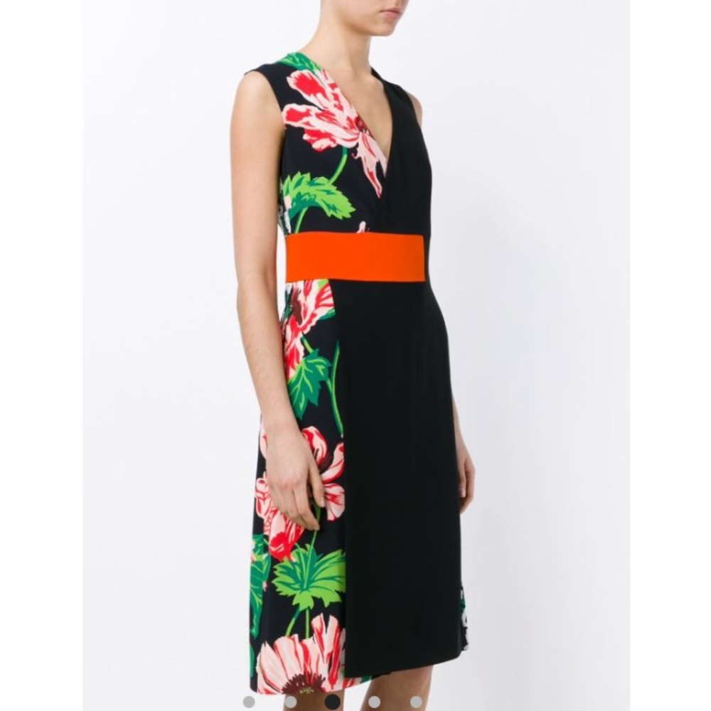Stella mccartney floral wrap dress size 10